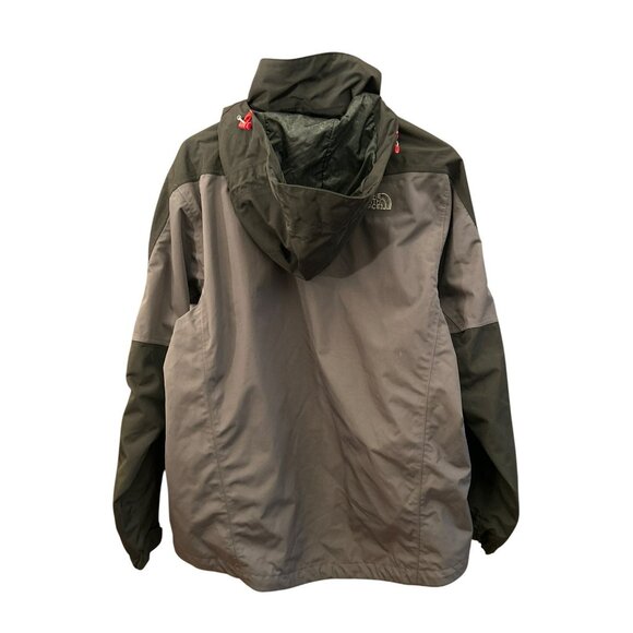 The North Face Men's Hyvent Anorak Jacket Black Gray Size Small Waterproof EUC - Picture 3 of 8